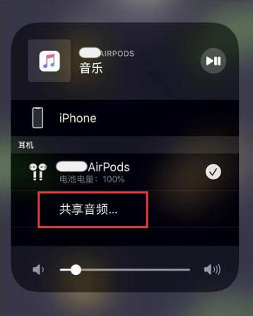 炉霍苹果14音频维修点分享iPhone14音频共享设置方法 