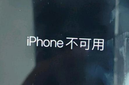 炉霍苹果服务网点分享锁屏界面显示“iPhone 不可用”如何解决 